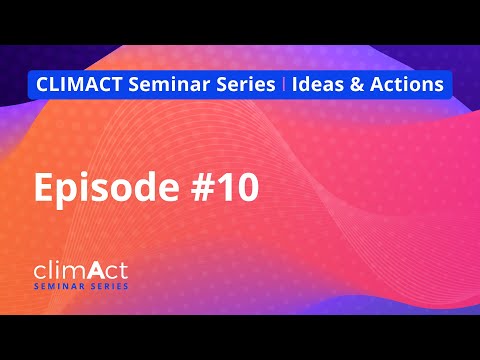 CLIMACT seminar series - session 10 - Oceane Dayer, Marie-Elodie Perga and Fabrizio Butera