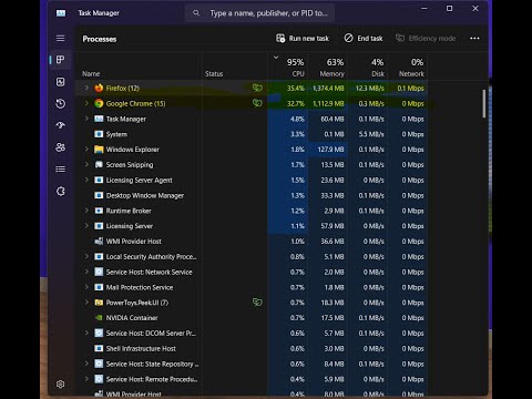 chrome multiple tabs in task manager
