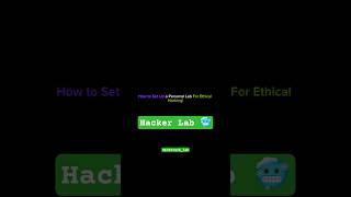 Ethical Hacking Lab Setup Guide | Beginners Must Watch #EthicalHacking #HackingLab #HackStackLab
