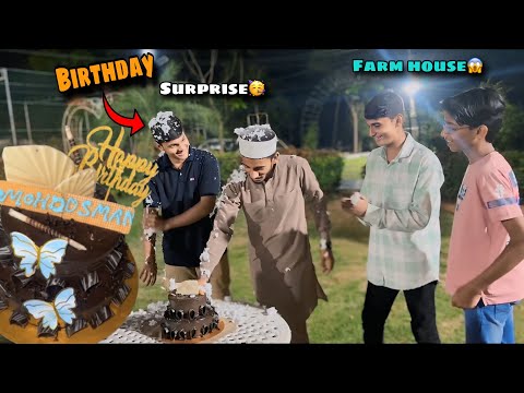 Birthday Celebrated in Farm House 🏠|| Sab ne Milker surprise dediya ||NS Farm house &Resort Moinabad