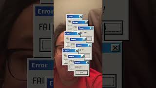 Humorous Computer Error Simulation#ComputerError #BlueScreenOfDeath #TechHumor
