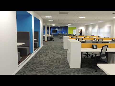 Modern Office Design and Fit Out Project in Whiteley, Fareham, Hampshire, UK - Case Study
