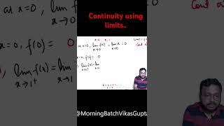 #continuityanddifferentiabilityclass12 #class12maths #shorts #class12board  #limits_and_continuity