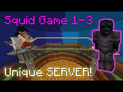 🦑 TRAPPED 456 MINECRAFT PLAYERS into Squid Game! 🐙