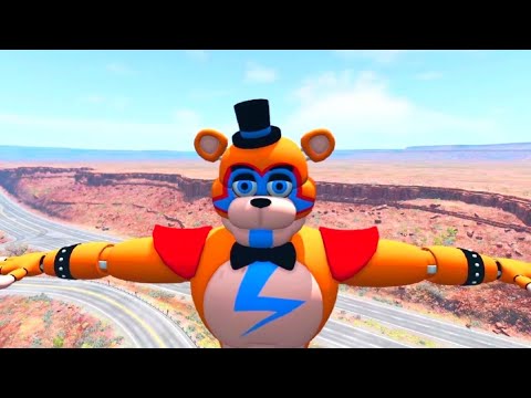 Cars vs Fnaf - BeamNG Drive