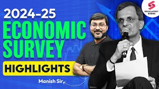 Economic Survey 2025 Highlights | Union Budget 2025 | RBI Grade B 2025 Current affairs | Manish Sir