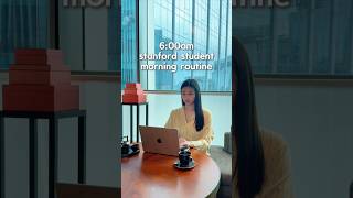 6:00AM Stanford Student Morning Routine 💫 #college #vlog #studywithme #productivity #studytips
