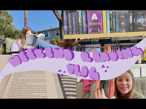WEEKEND READING VLOG // mini bookhaul, anticipated releases, and more
