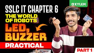 SSLC IT Chapter 6: The World of Robots | LED, Buzzer | Practical | Xylem SSLC