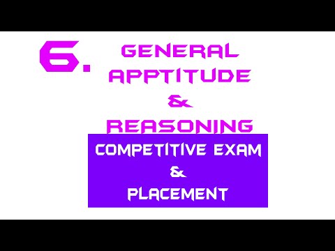 GENERAL APTITUDE | PROBLEM ON AGE | QUESTION 6 | ENTRANCE EXAM | JOB PLACEMENT