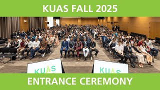 KUAS Entrance Ceremony 2025 – Welcoming New Students | Kyoto University of Advanced Science