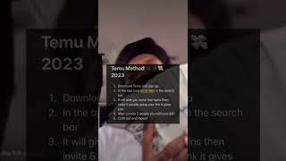 Best Temu Money Method  Make $200 each day