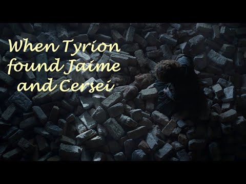 When Tyrion found Jaime and Cersei #got #gameofthrones