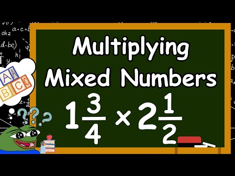 How to Multiply Mixed Numbers | Basic Math Review