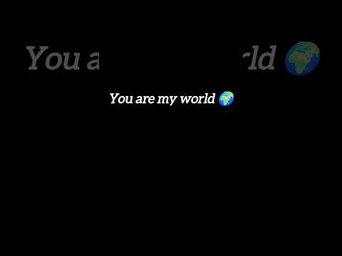 You are my world 🌍|| Friendship status || #friendship #sad #lyrics #song #bestfriend #motivation