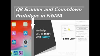 how QR Scanner and Countdown Prototype in FiGMA | Part 3 | #webappdesign #figma #uxdesign