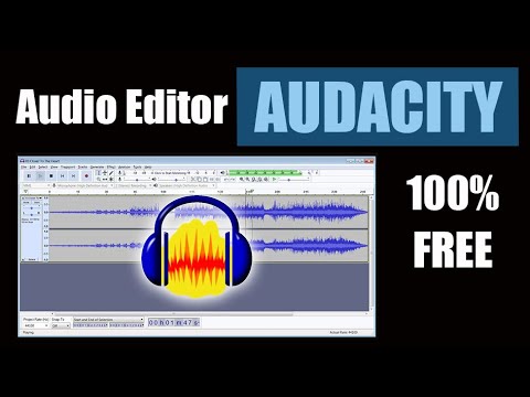 Free Audio editor Audacity Software 100% free