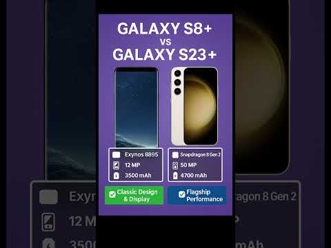 Galaxy S8+ vs S23+ 🔥 6 Years Later – What Changed? #Shorts