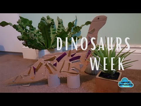 Dinosaur craft:Recycle-a-saurus