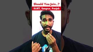 SLIET Longowal College Review: Is it the Best Choice for B.Tech..? | The Rankers Vision #shorts