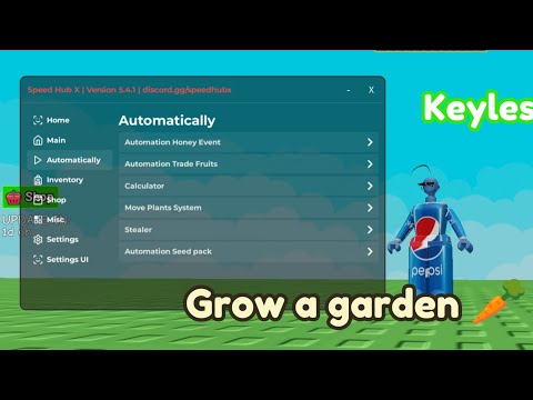 Script grow a garden 🥕 keyless 100% speed hub