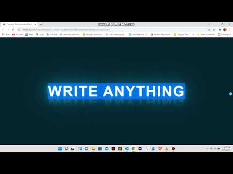 How to create Tube light Text Animation Effect 720p & 1080p Full HD quality Video | Free Projects1