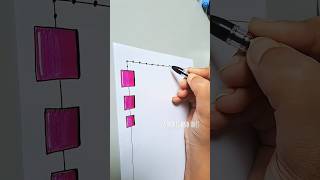 Simple border idea for projects||#shorts #borderdesign #borderdesigns #projectdesign