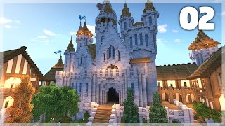 Minecraft: How to Build a Medieval Castle | Huge Medieval Castle Tutorial - Part 2
