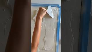 DIY Joint Compound Art | Home Decor upcycling with plaster and thrifted art