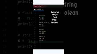 int, string,float and Boolean 💥#python