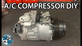 BMW E46 A/C Compressor Replacement DIY