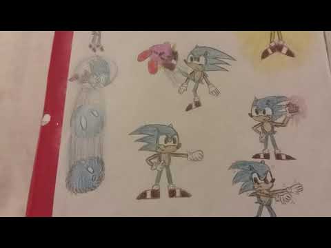 Sonic The Hedgehog Fanart by me! Poyo!!!