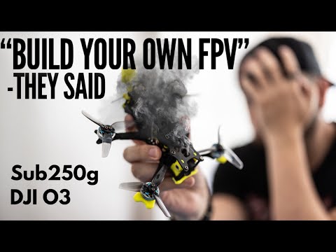 I tried to build an FPV drone | Sub250g Freestyle DJI O3 Quadmula Siren F3