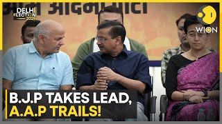 Delhi Election Result: BJP Crosses Majority Mark As AAP Leaders Trail In Early Trends | WION