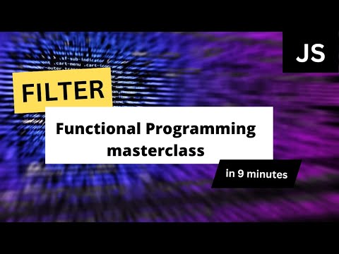 functional programming masterclass - filter method