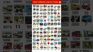 Indian Bikes Driving 3D || All NEW CHEATS CODES #shorts #short