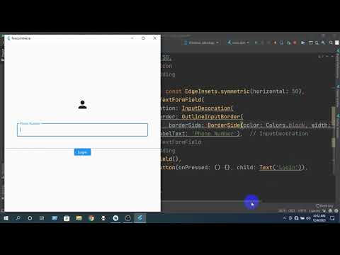 Class 21: Flutter android Studio E-Commerce Apps creat