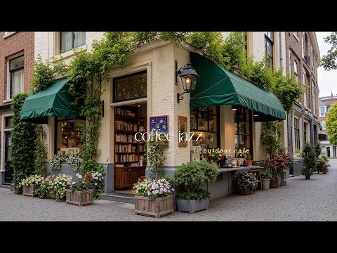 Tranquil City Cafe | Soft Jazz and Rain Sounds for Relaxation, Studying and Calm Work Mornings