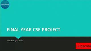 #Computerscienceproject Final year project for computer science|| Top 10 PROJECT For CSE