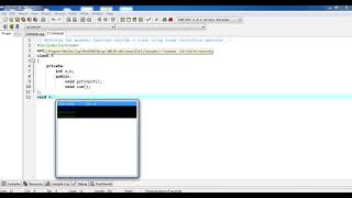 Using Scope Resolution operator defined function outside class