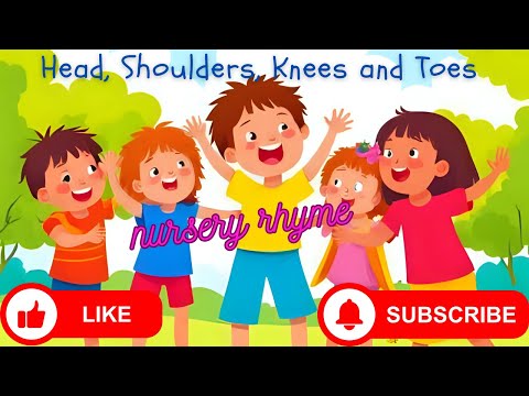 Head, Shoulders, Knees and Toes nursery rhyme for kids| Fun Dance Version for Kids.