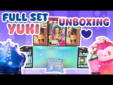 JAPAN EXCLUSIVE YUKI FULL SET UNBOXING!! CUTE FIGURES!