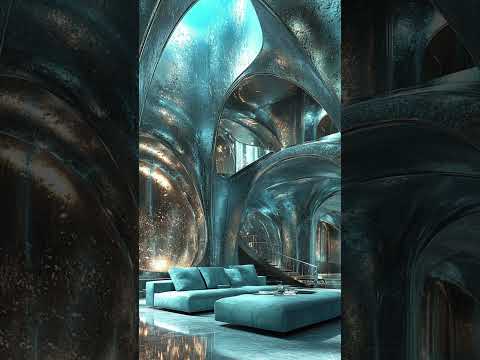 Metallic Marvel: A Glimpse into 2060 Living #futuristichouse