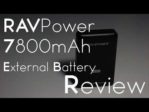 RAVPower Luster 7800mAh External Battery — Review