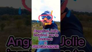 👩 Angelina Jolie inspired me to become a PROGRAMMER #shorts #inspiration #programming