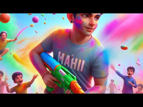 How to creat Holi 3D AI Image / Trending Holi 3D AI Image #aiimages