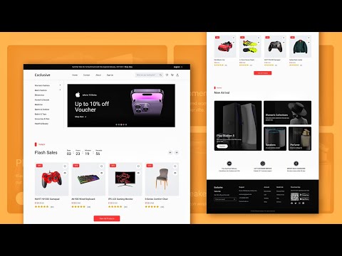 🔥Complete Responsive Ecommerce Website using Tailwind CSS | Master Tailwind CSS