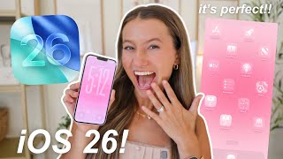 UPDATING MY iPHONE TO iOS 26 BETA *iOS 26 hands-on, top features, + MORE*
