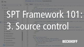 Source Code Management | SPT Framework 101, part 3