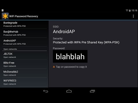 How to see WiFi key root
